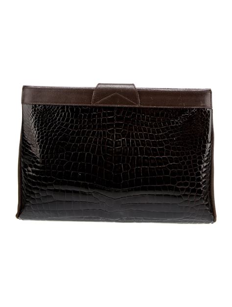 fendi clutch dupe|fendi crocodile vintage clutch.